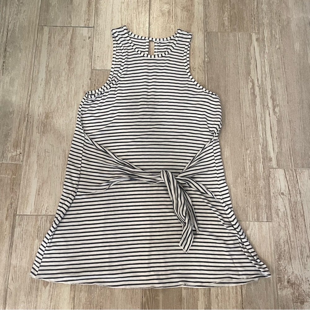 NWT BECCA Stripe Swim Cover Up S